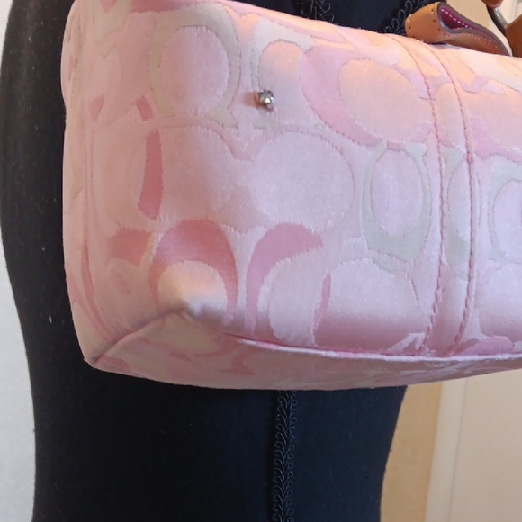 *Upcycled* Authentic Coach Ladybug Y2k Pink Handbag 🐞 - Picture 8 of 15